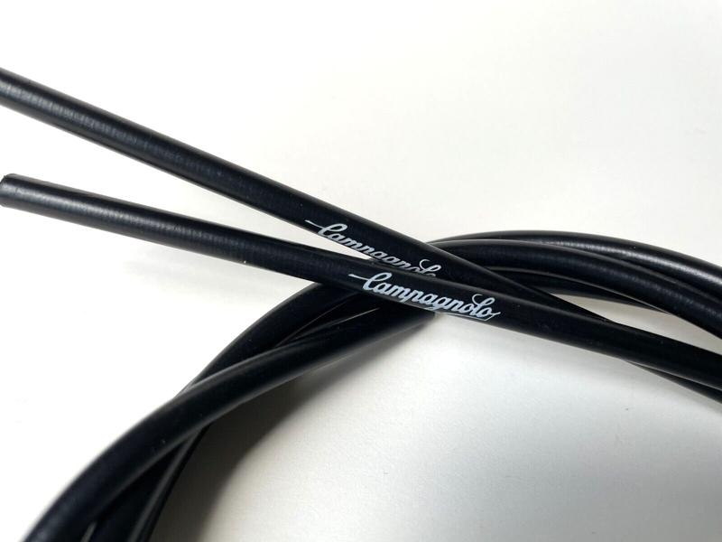 Campagnolo Script Logo Gear Cable Set with EC-AT001 Downtube Barrel Adjuster-1